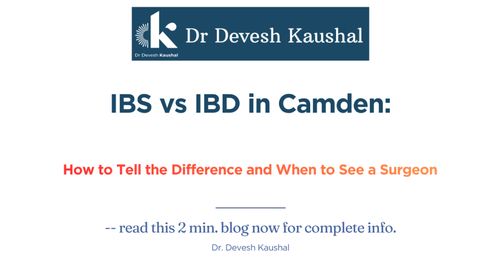 IBS vs IBD in Camden