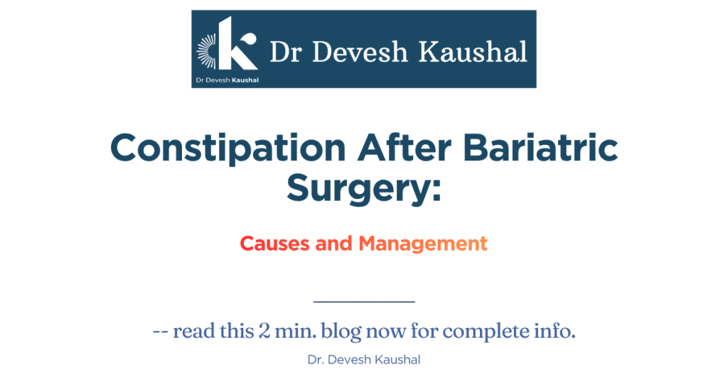 Constipation After Bariatric Surgery