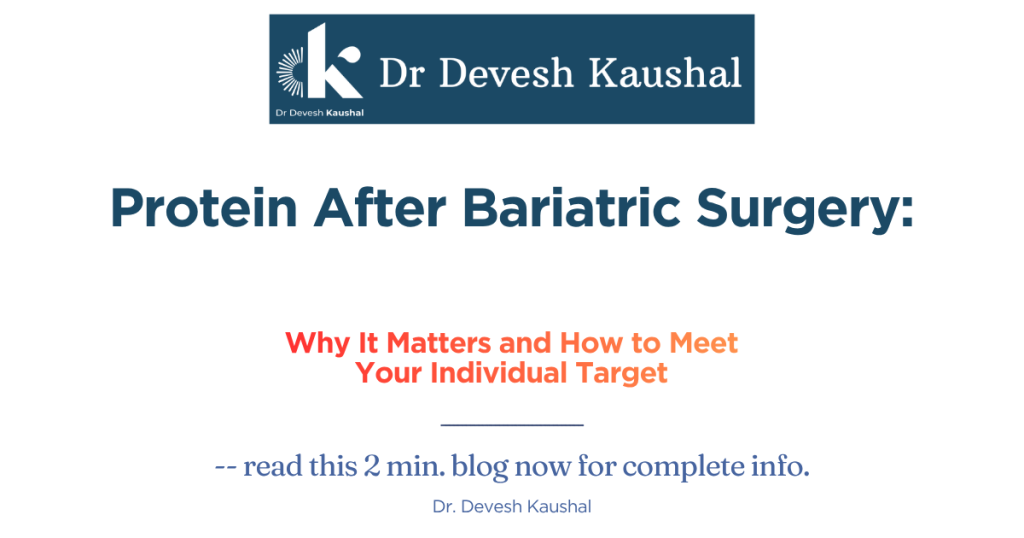 Protein After Bariatric Surgery
