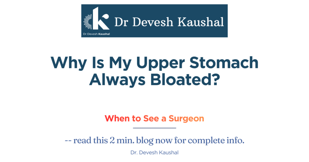 Upper Stomach Bloating Causes