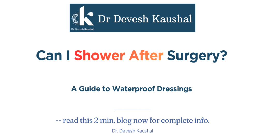 Can I Shower After Surgery